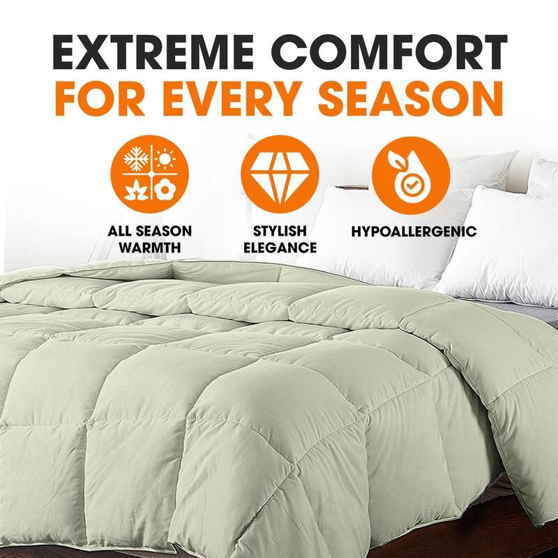 Cheer Collection All Season Down Alternative Hypoallergenic Comforter