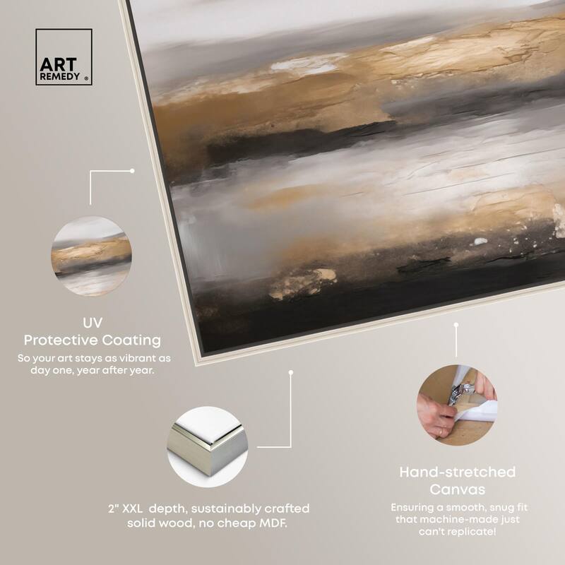 Dust and Gold Canvas by Art Remedy
