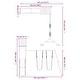 preview thumbnail 21 of 19, vidaXL Swing Set Outdoor Backyard Wooden Playground Equipment for Kids Age 3-8