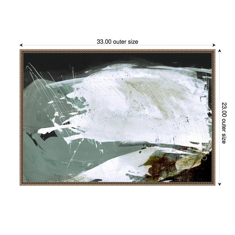 Open Sea by Dan Hobday (33 x 23 in.), Framed Canvas Wall Art Print