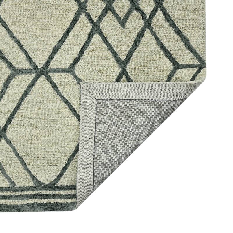 Visalle Duncan Hand-Hooked Wool Area Rug
