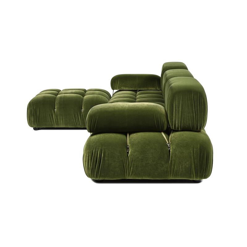Marcel 109.5" Bubble Modular Modern Reversible Sectional
