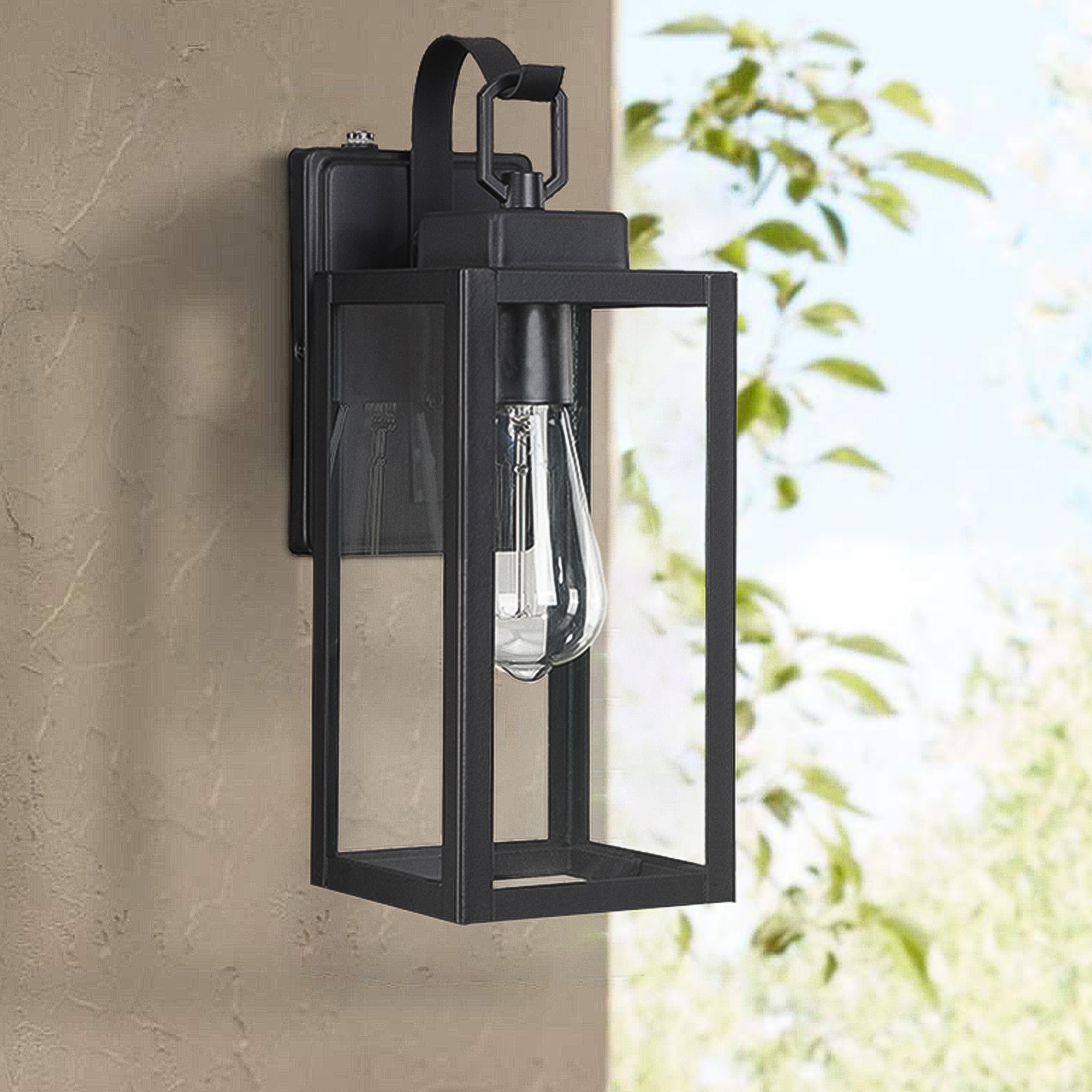 Dusk to Dawn Waterproof Wall Sconce Light Fixture for Porch Bed Bath   Beyond 36326072