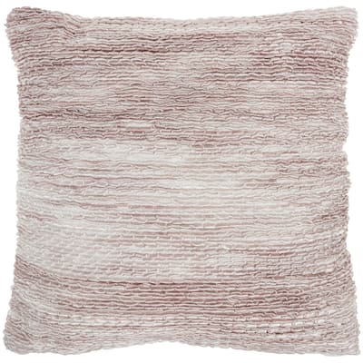 Mina Victory Life Styles Blush Throw Pillow , ( 26"X26" )