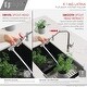 preview thumbnail 34 of 55, STYLISH Kitchen Sink Faucet Single Handle Pull Down Dual Mode in Stainless Steel