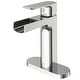 preview thumbnail 7 of 56, VIGO Ileana Single Hole Bathroom Faucet Faucet with Deck Plate - Brushed Nickel