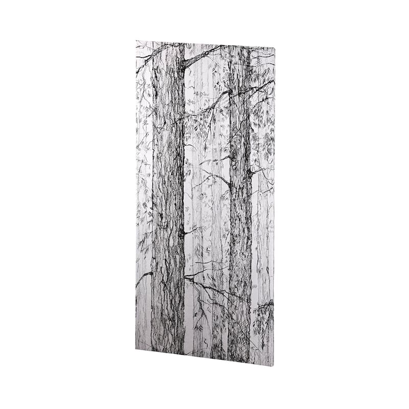 Forest BW I (40 x 80) Canvas Art Print