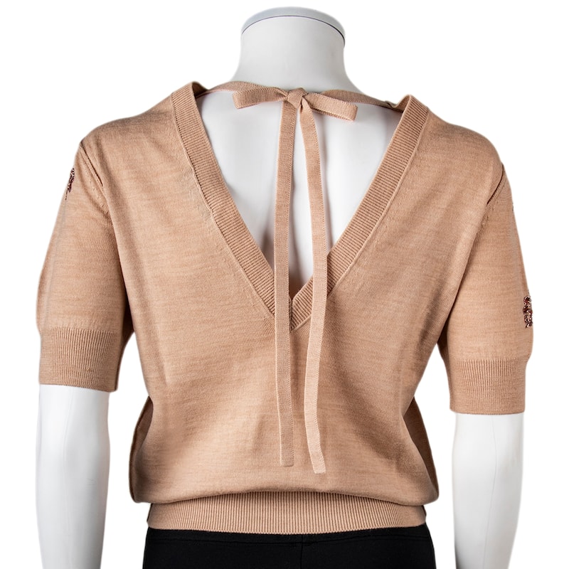 Fendi Wool Sweater with Embroideries