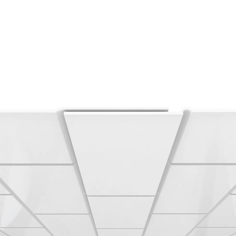DreamLine QWALL-VS 36 in. D x 56-60 in. W x 62 in. H Acrylic Backwall Kit