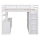 preview thumbnail 24 of 25, Full Loft Bed with Drawers, Desk, Wardrobe, and Guardrails