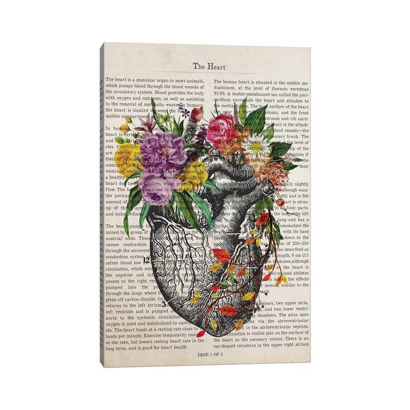 iCanvas "The Heart" by Aged Pixel Canvas Print
