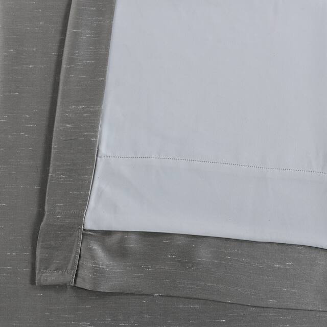 Exclusive Fabrics Blackout Extrawide Faux Dupioni Curtain (1 Panel)
