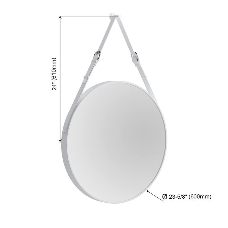 Goodrich 36" High Sling Mirror - Round 24" Diameter