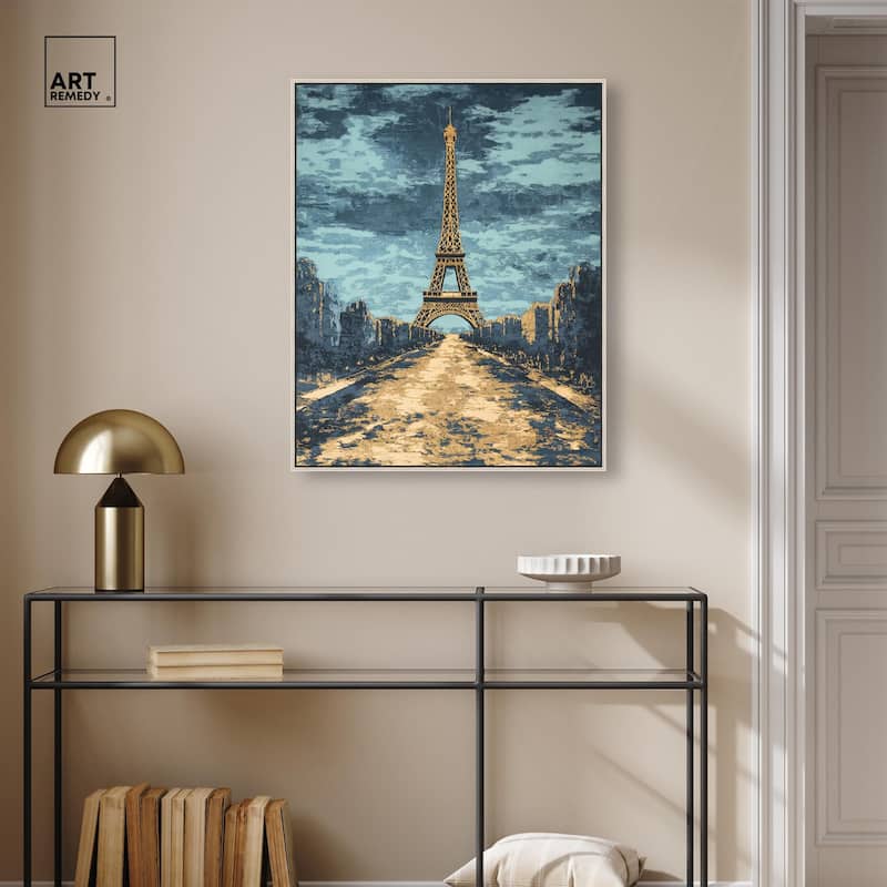 Textured Paris Embroidery Canvas by Art Remedy