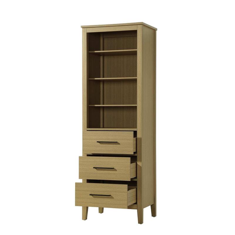 Laura 16-28 Inch Open Shelving Bath Storage Cabinet