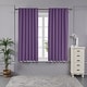 preview thumbnail 15 of 65, Deconovo Mix & Match Blackout and Bronze Print White Sheer 4 Piece Curtain Panel Set