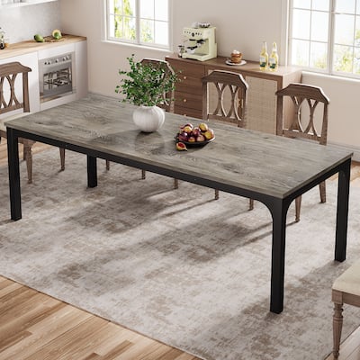 Dining Table for 6-8 Person, 78 inch Long Rectangular Kitchen Dining Table