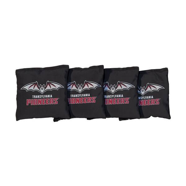slide 2 of 3, Transylvania Pioneers Cornhole Bags Black All-Weather Resin Filled