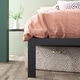 preview thumbnail 2 of 7, Priage by ZINUS Black Metal Platform Bed Frame