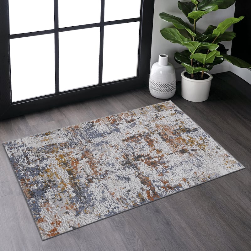 Abstract Area Rug - 2' x 3'