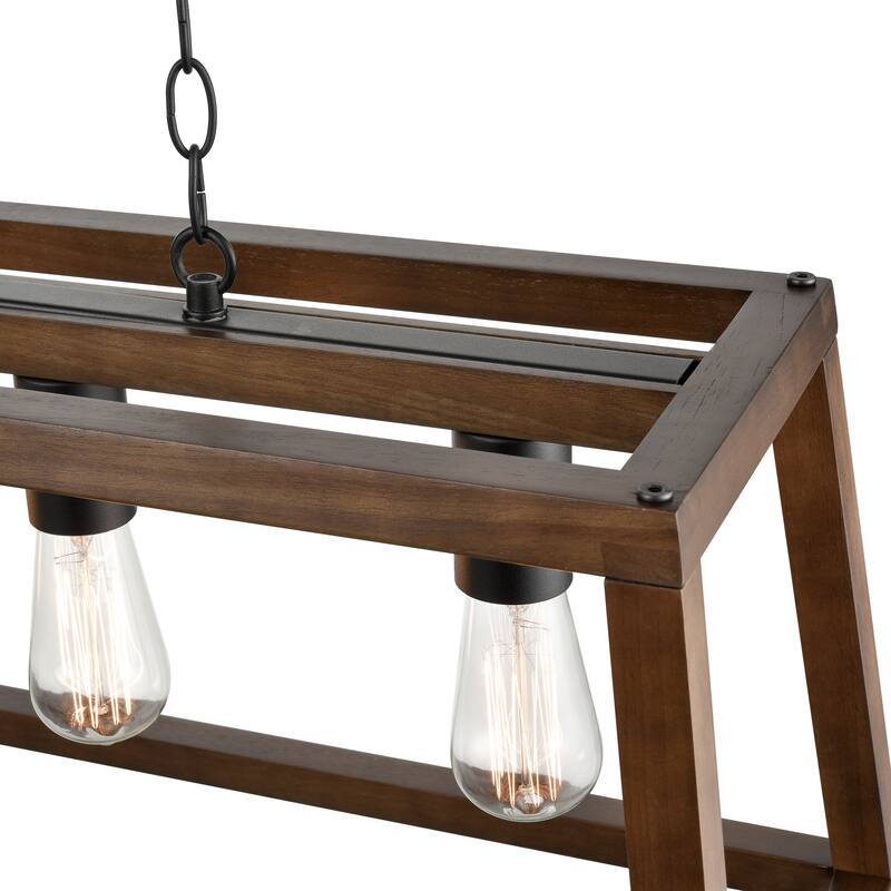 Light Society Bristol Wood Pendant Lamp