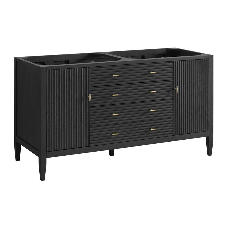 James Martin Vanities 485-V60D-3WZ Myrrin 60" Double Basin Wood Vanity