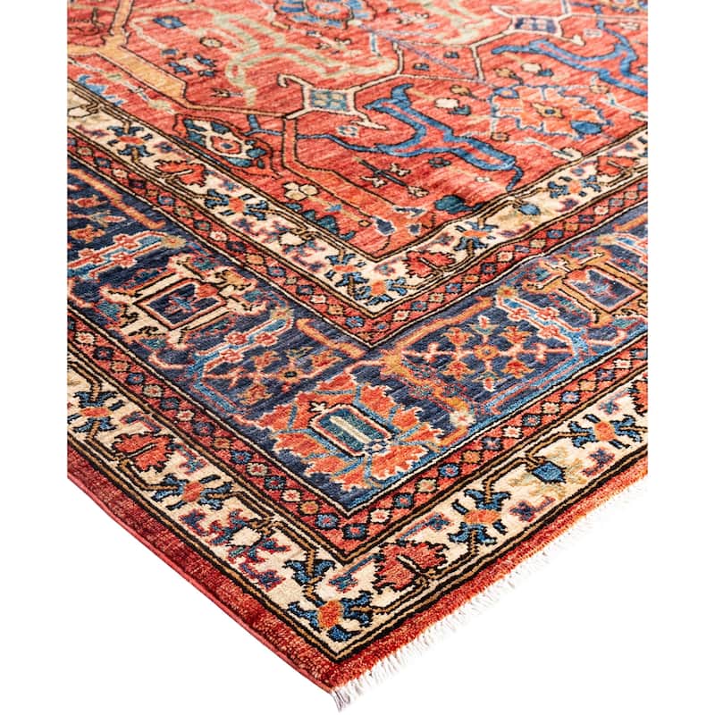 Serapi One-of-a-Kind Hand-Knotted Area Rug - Red - 8' 3" x 10' 0"