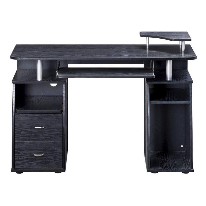 Computer Workstation Desk W/ CPU compartment & Pull Out Keyboard Tray