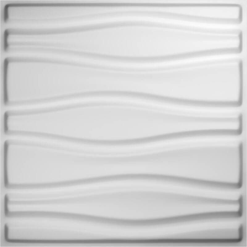 19 5/8"W x 19 5/8"H Arlington EnduraWall Decorative 3D Wall Panel - 10-Pack - Unfinished