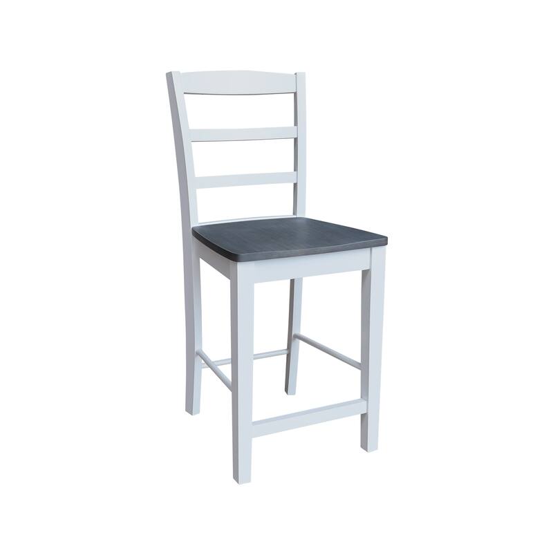 42" Round Top Dual Drop Leaf Pedestal Table with Stools