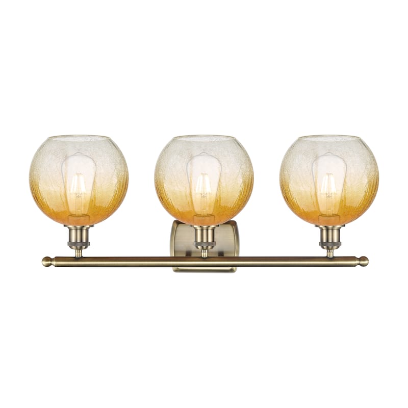 Innovations Lighting Endless Possibilities Ballston - Brookhaven Globe - 3 Light 28" Bath Vanity Light