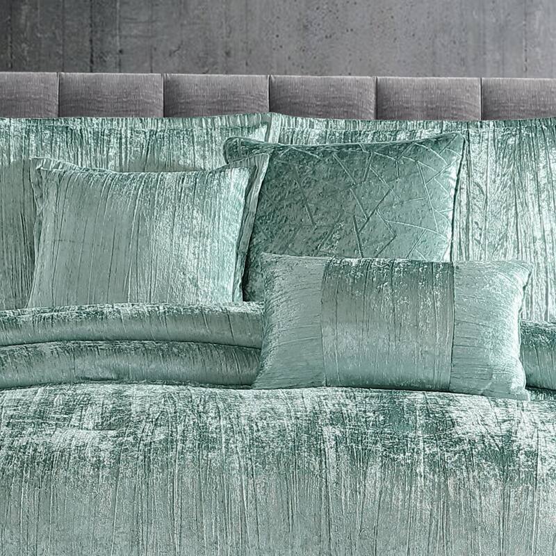 Riverbrook Home Turin Crinkled Velvet Comforter Collection
