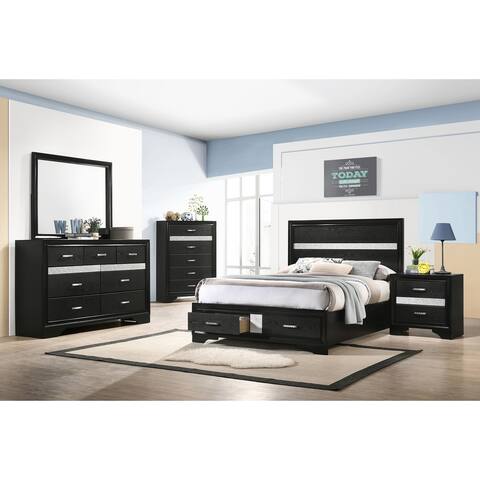 Silver Orchid Gretler Storage Bedroom Set