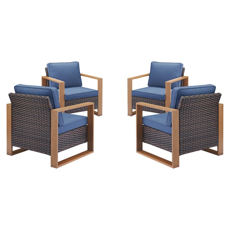 Pocassy Outdoor Patio Chairs Set for Garden Yards