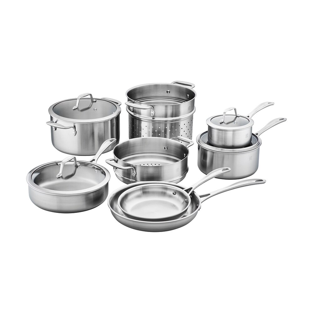 36 Pc. Kitchen in a Box Stainless Steel Cookware Set - On Sale - Bed Bath &  Beyond - 15616512