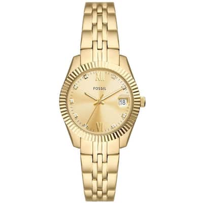 Fossil Women's Scarlette Gold Dial Watch - ES5338 - 6 (36)