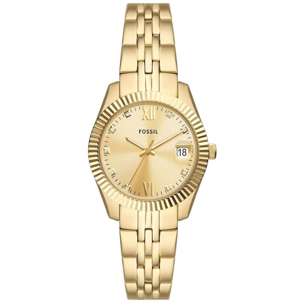 Fossil Women's Scarlette Gold Dial Watch - ES5338 - 6 (36)