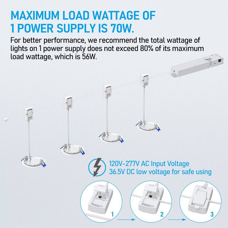 4 Inch 5CCT LED Recessed Light Kit, 120V-277V, Ultra-Thin, Dimmable - 4in