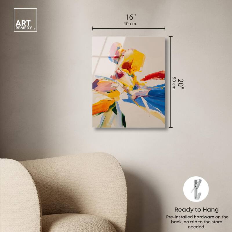 Flippant Bloom I Acrylic by Art Remedy, Ready to Hang