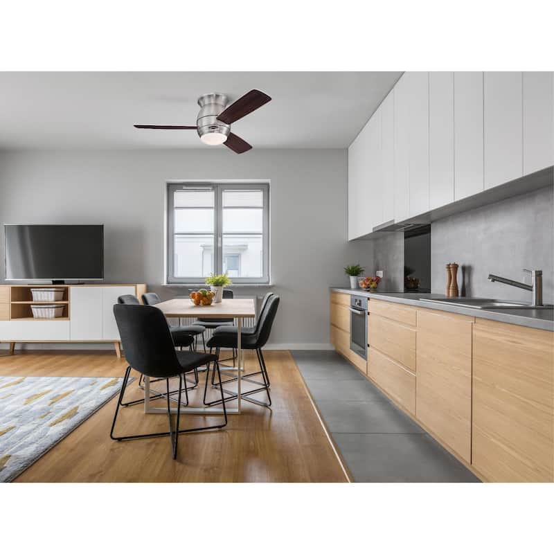 Westinghouse Halley 44-Inch Indoor/Outdoor Ceiling Fan with LED Light Kit, Remote Control Included