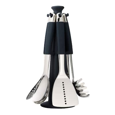 Joseph Joseph Elevate Steel 5-piece Utensil Set with Carousel