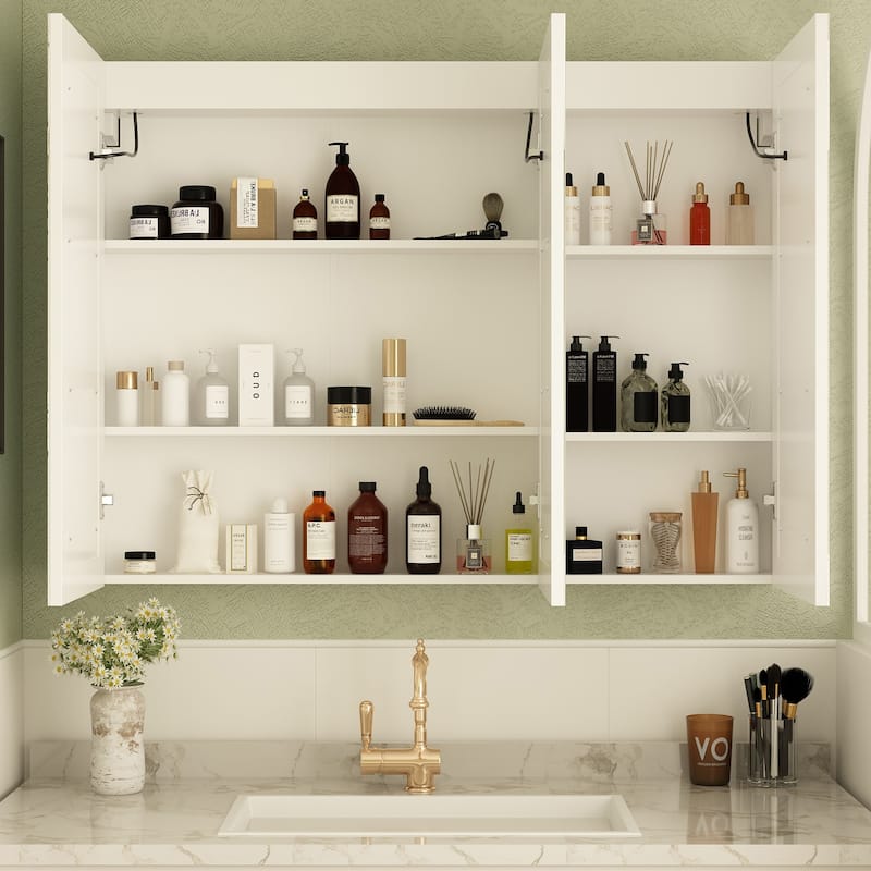 Led Mirror Cabinet Bathroom Wall Mounted Medicine Cabinet Storage