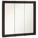 preview thumbnail 12 of 14, Design House Ventura Espresso Bathroom Medicine Cabinet Mirror