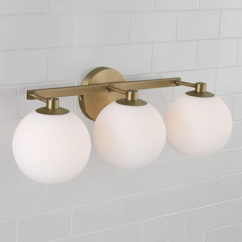 Ansley 3-Light Vanity - 22.75"W x 8"H x 7.75"E