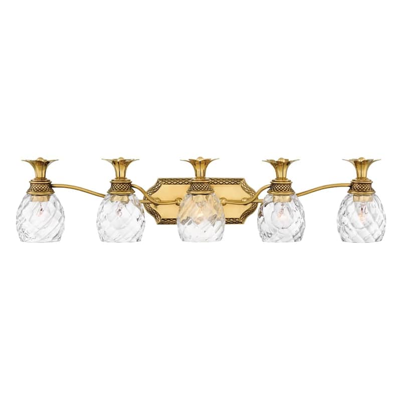 Hinkley Lighting Plantation 5 Light 37" Wide Bathroom Vanity Light