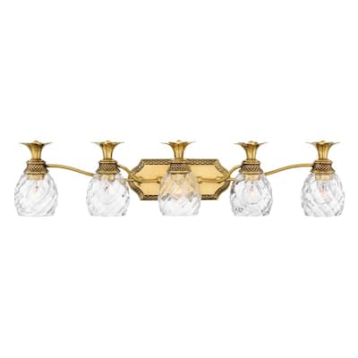 Hinkley Lighting Plantation 5 Light 37" Wide Bathroom Vanity Light