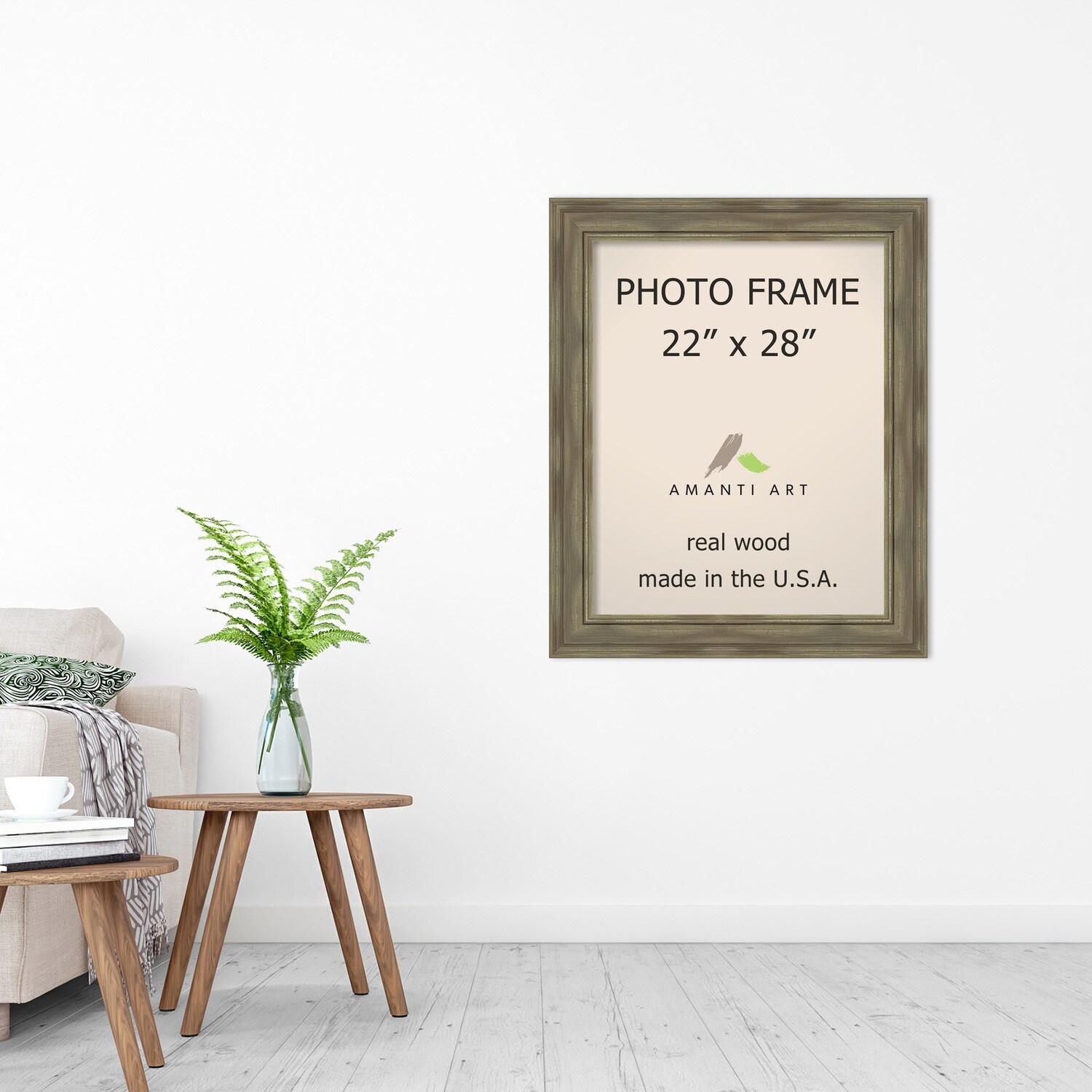 5x7'' Greywash Wooden Photo Frame 
