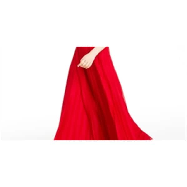 b darlin red prom dress B Darlin Juniors' Peplum Strapless Gown Ruby Red Size 5/6 $139