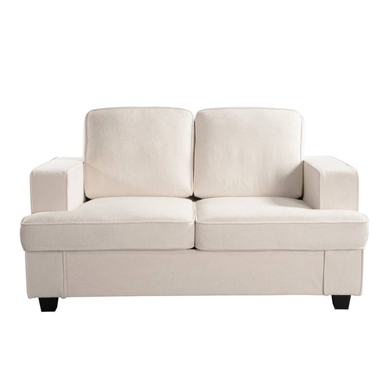 Modern Velvet Loveseat