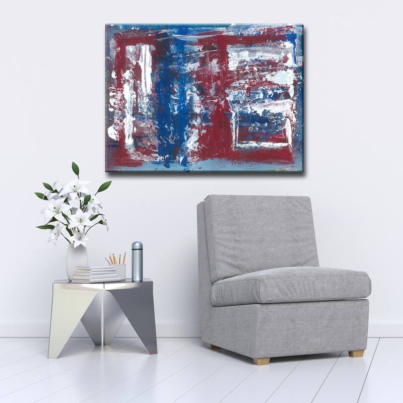 'Red, White & Blue' Canvas Art Print